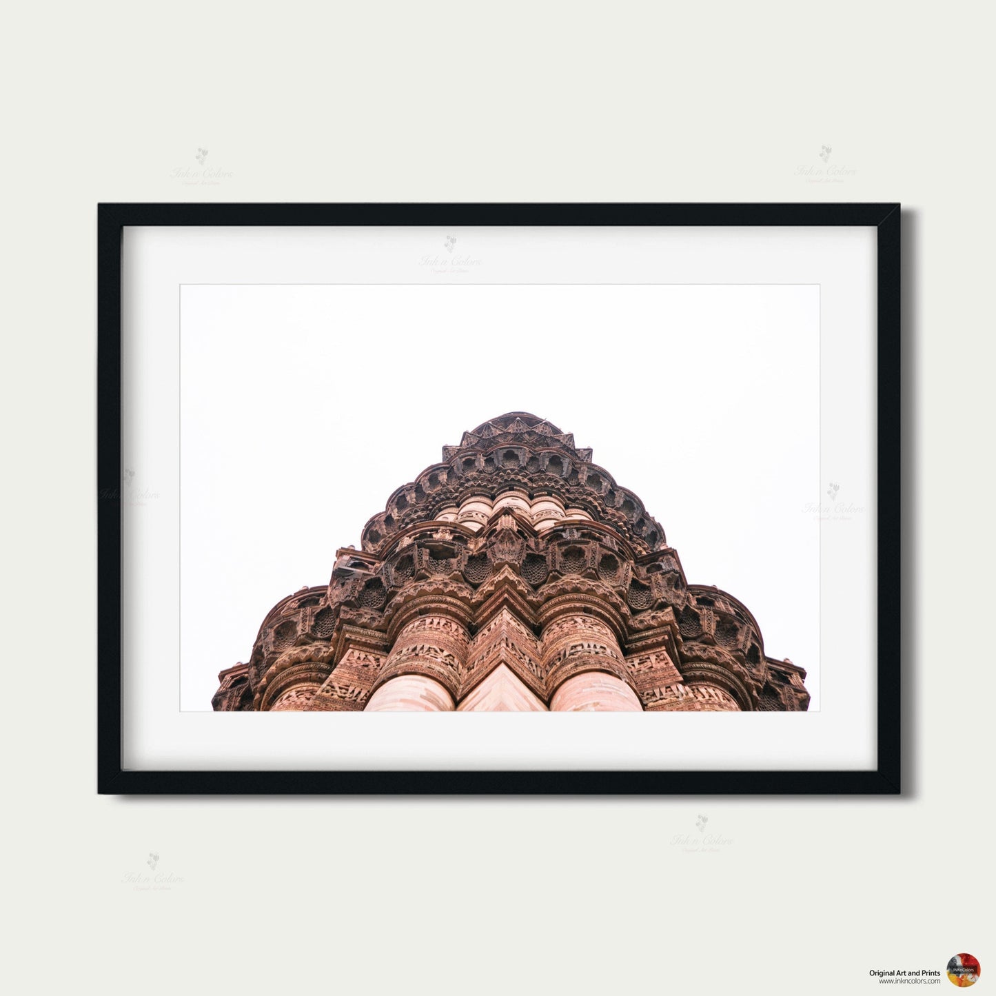 Qutub minar | Delhi Art Print | Travel Poster | Architecture | Fine Art Photography | Delhi City Landmarks | New Delhi Wanderlust Print #2