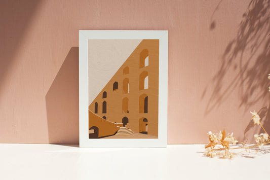 Jantar Mantar | Jaipur Travel Print | Architecture Art #3