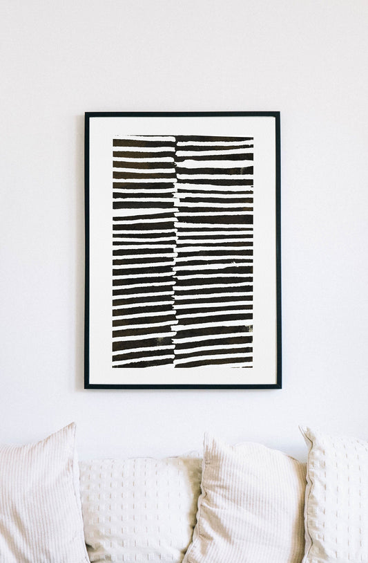 Black Stripes | Line Art Collection | Minimalist Art #1