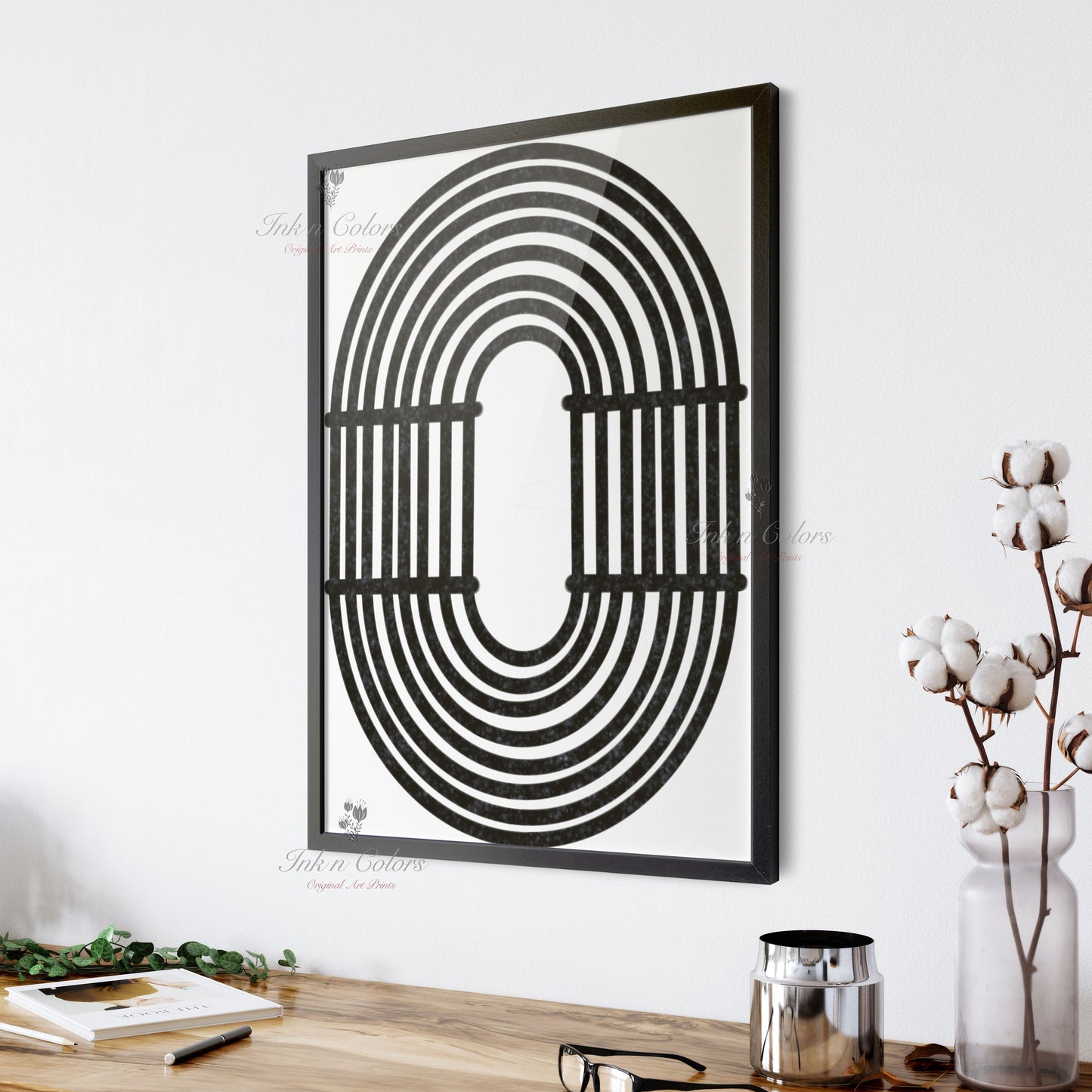 Alphabet O |  A-Z prints | Line Art Collection | Minimalist Art