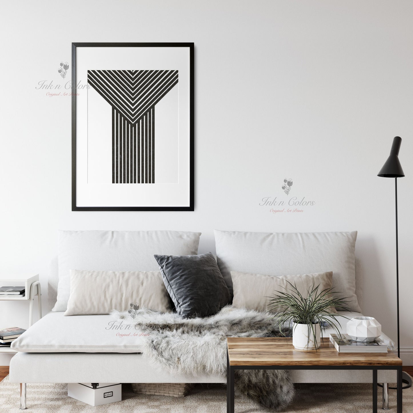 Alphabet Y |  A-Z prints | Line Art Collection | Minimalist Art