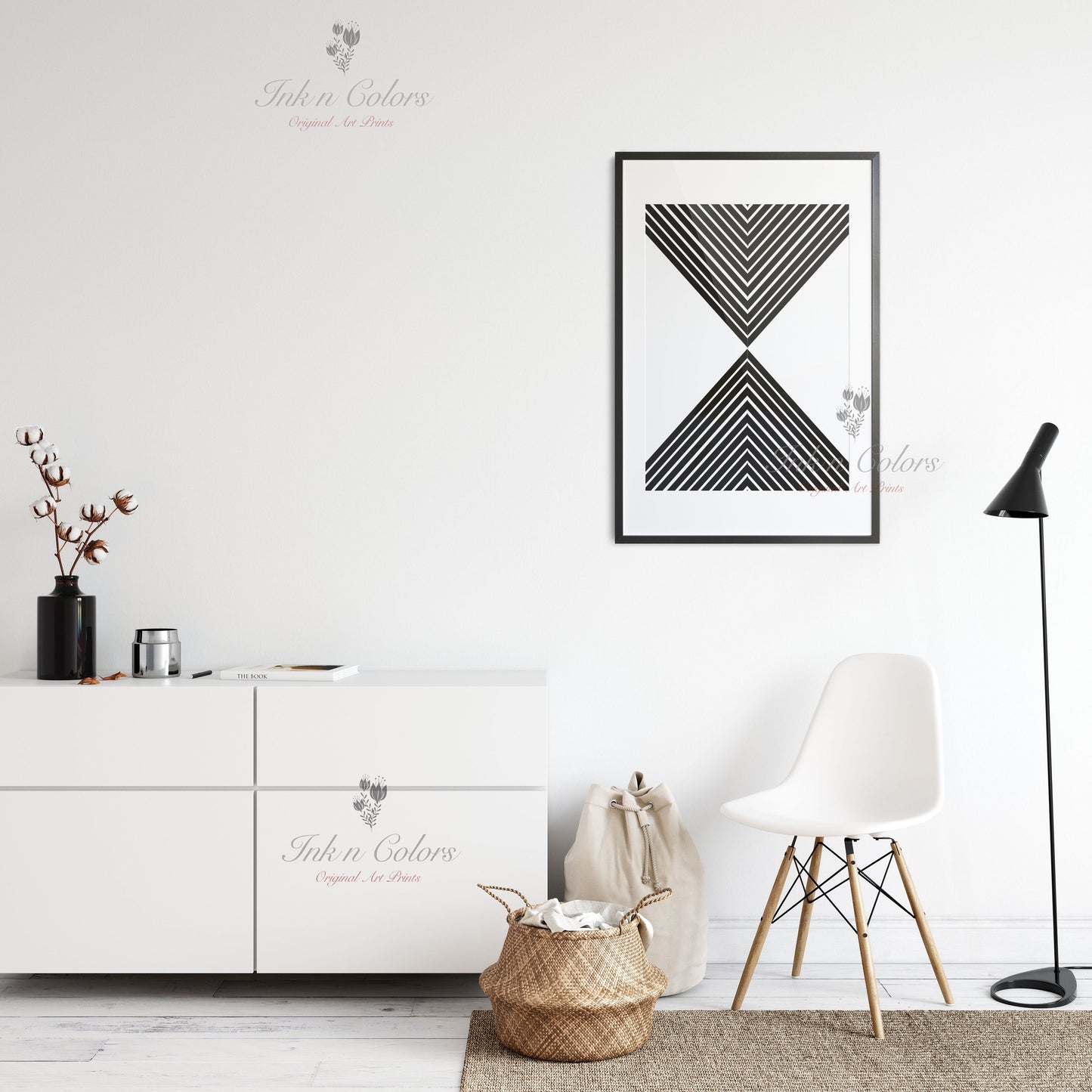 Alphabet X |  A-Z prints | Line Art Collection | Minimalist Art