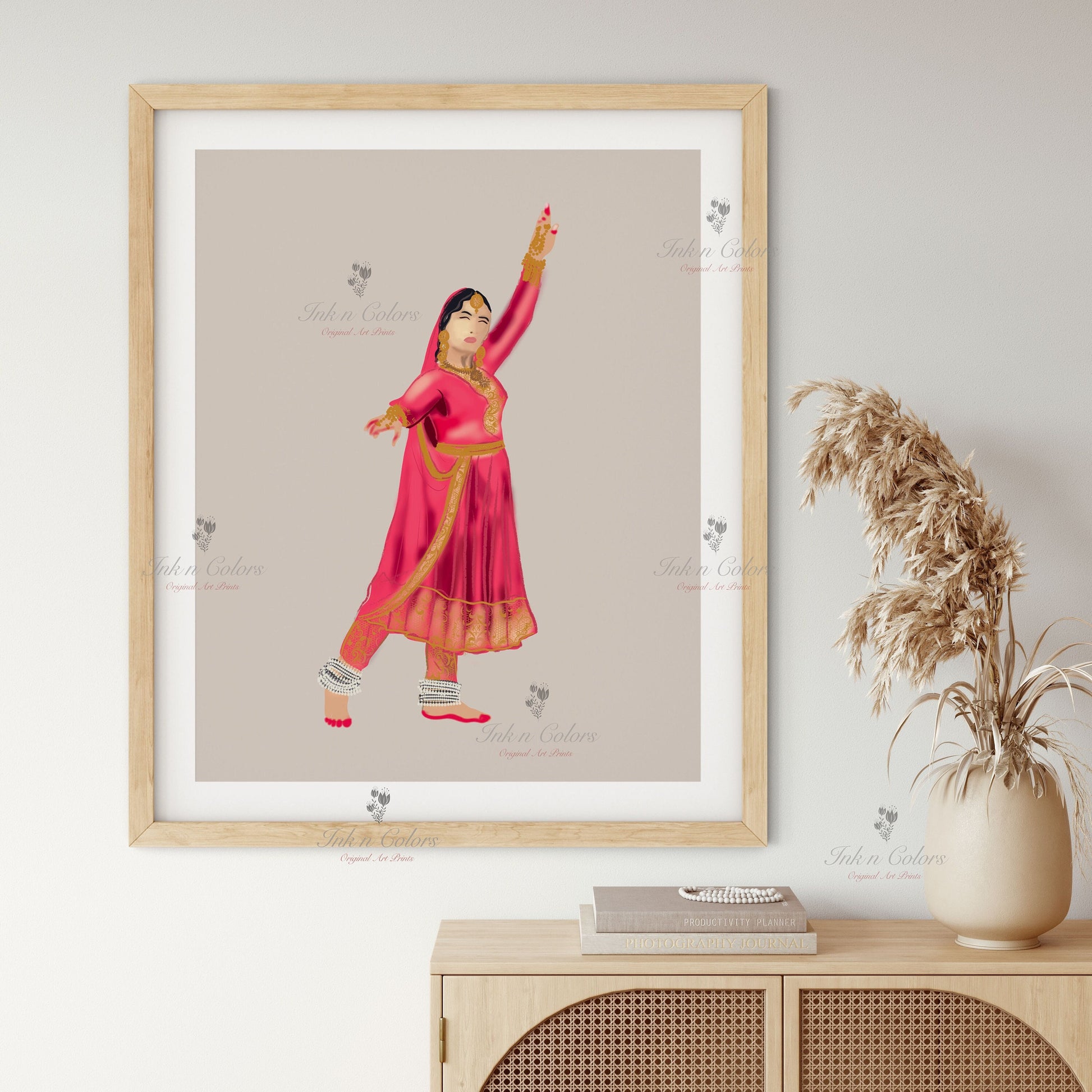Bollywood Art-Pakeezah #2,Movie Poster,Indian Films,Wall Decor,Desi Art Print,Drawing,Retro Poster,Digital Illustration|Vintage film Poster