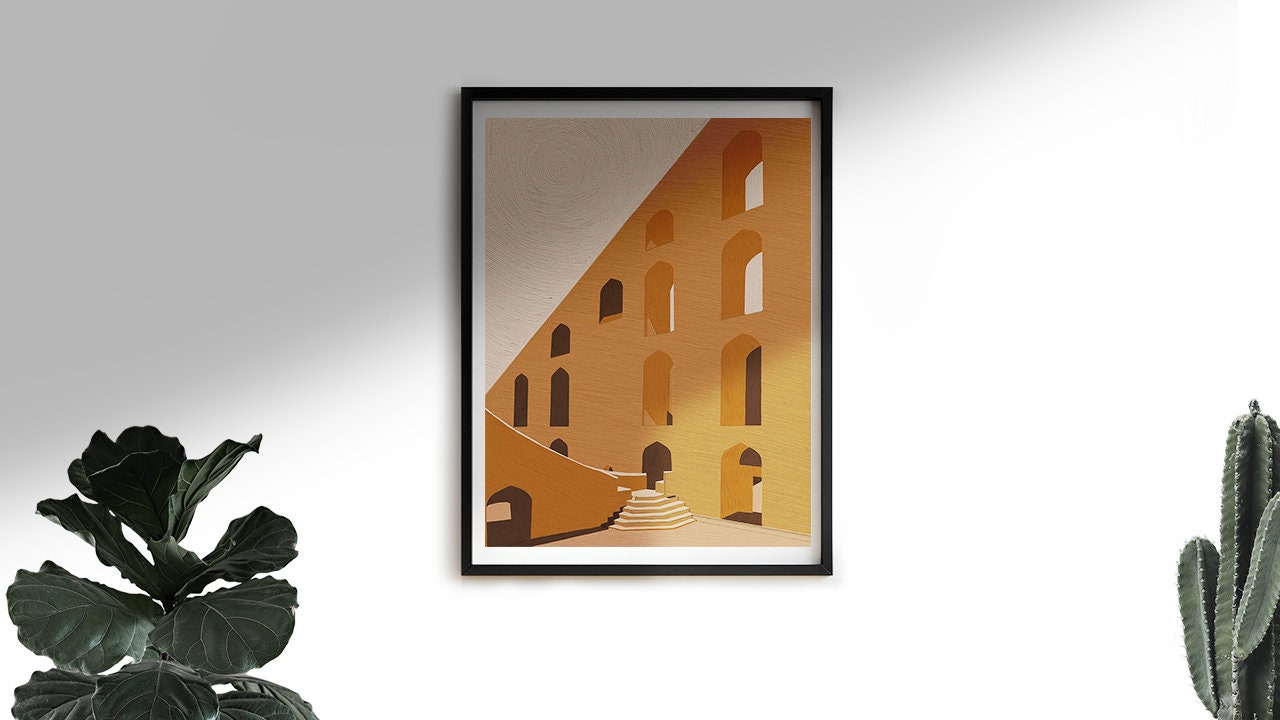 Jantar Mantar | Jaipur Travel Print | Architecture Art #3