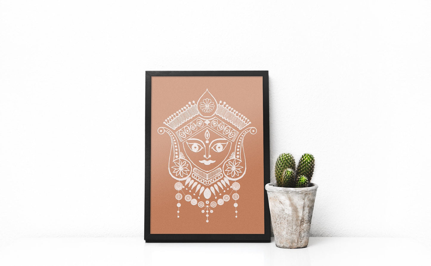 Folk Art | Goddess Kali | Terracotta Collection | India Artwork