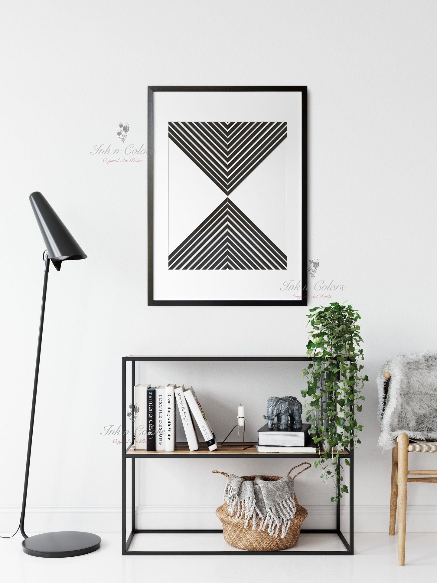 Alphabet X |  A-Z prints | Line Art Collection | Minimalist Art