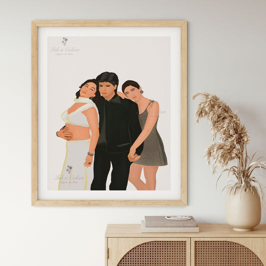 Bollywood Art | Print | Dil Toh Pagal Hai (1997)